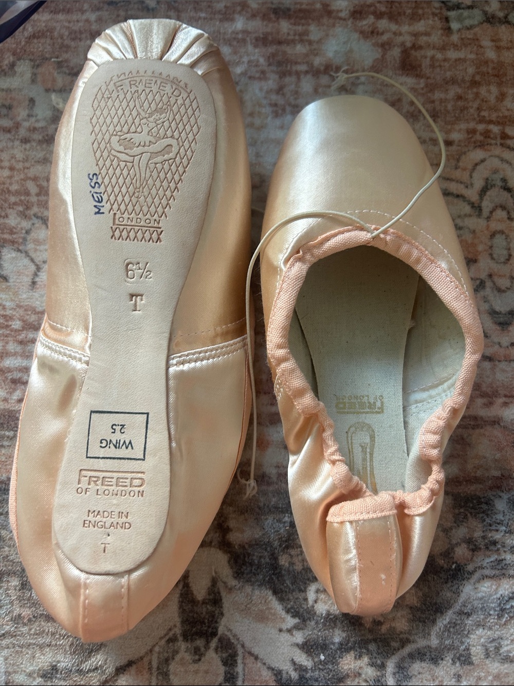 Freed of London Custom Pointe Shoes 6.5 T maker